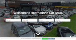 Desktop Screenshot of heatherlandgarage.co.uk