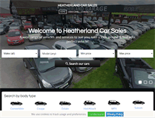 Tablet Screenshot of heatherlandgarage.co.uk